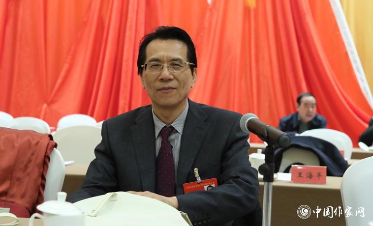 何建明主持中國作家協(xié)會第九次全國代表大會第三次全體會議。