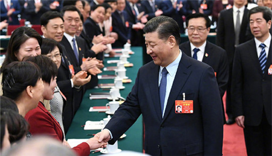 習(xí)近平向全國各族各界婦女，致以節(jié)日的祝賀和美好的祝福