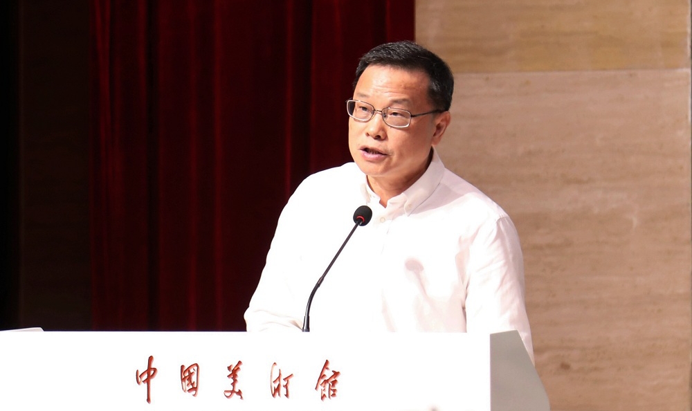 廣西文聯(lián)黨組成員、副主席匡達藹在致辭