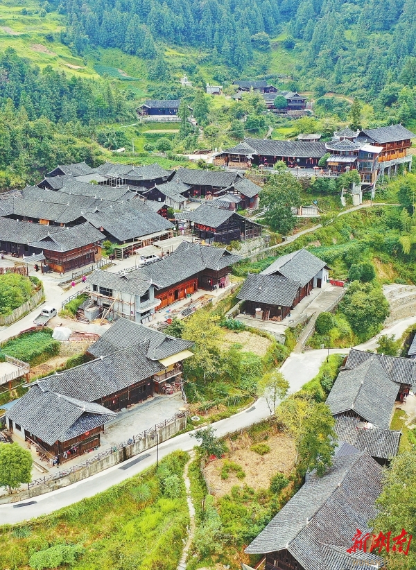 溆浦縣統(tǒng)溪河鎮(zhèn)雁鵝界民居。