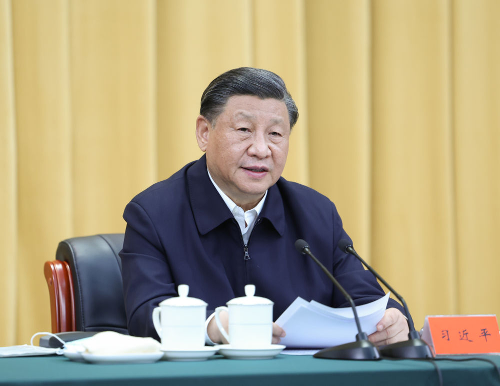 2023年6月2日，習(xí)近平在北京出席文化傳承發(fā)展座談會(huì)并發(fā)表重要講話。新華社記者 鞠鵬 攝