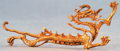 唐代金龍。 　　上海博物館供圖