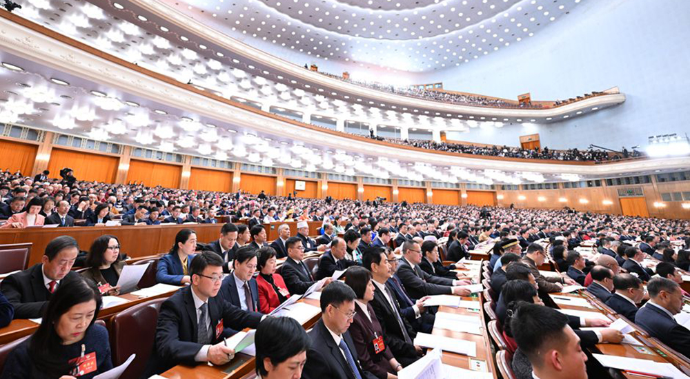 3月4日，中國人民政治協(xié)商會議第十四屆全國委員會第二次會議在北京人民大會堂開幕。