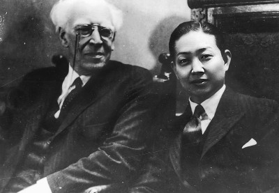 圖為梅蘭芳與斯坦尼斯拉夫斯基合影。本報記者 韓業(yè)庭攝/光明圖片