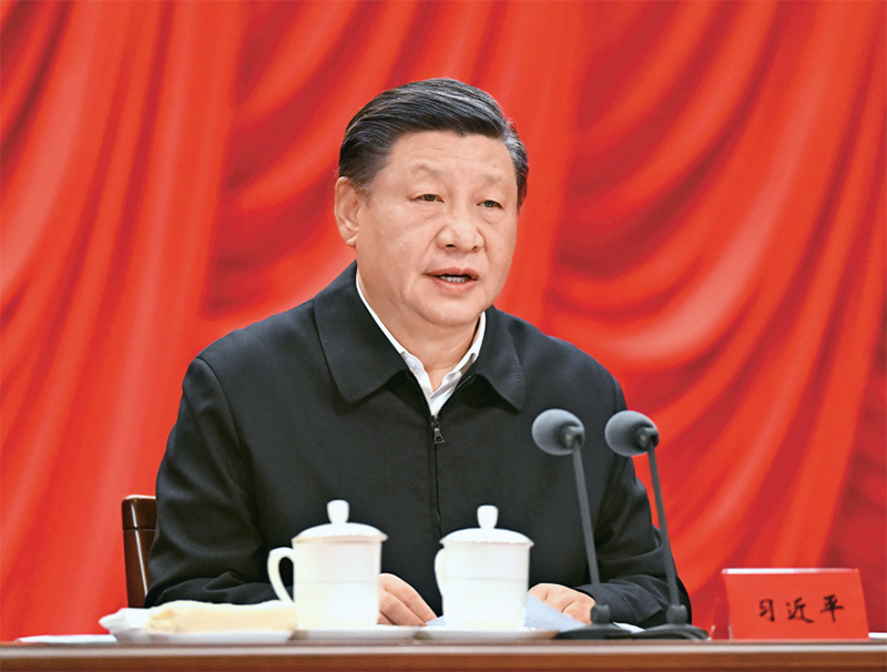 2023年2月7日，新進(jìn)中央委員會(huì)的委員、候補(bǔ)委員和省部級(jí)主要領(lǐng)導(dǎo)干部學(xué)習(xí)貫徹習(xí)近平新時(shí)代中國特色社會(huì)主義思想和黨的二十大精神研討班在中央黨校（國家行政學(xué)院）開班。中共中央總書記、國家主席、中央軍委主席習(xí)近平在開班式上發(fā)表重要講話。 新華社記者 李學(xué)仁/攝