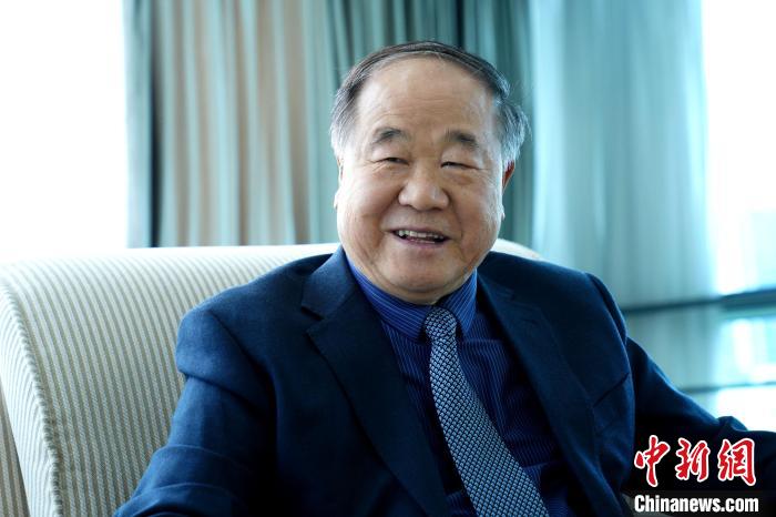 5月31日，莫言在深圳接受中新社專訪。付春來(lái) 攝