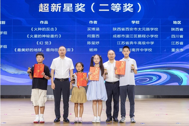 超新星獎(jiǎng)?lì)C獎(jiǎng)現(xiàn)場(chǎng)