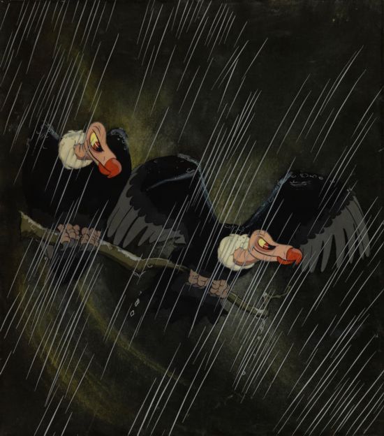 《白雪公主和七個小矮人》中的禿鷹，由迪士尼工作室藝術(shù)家創(chuàng)作，于1938年送給大都會博物館