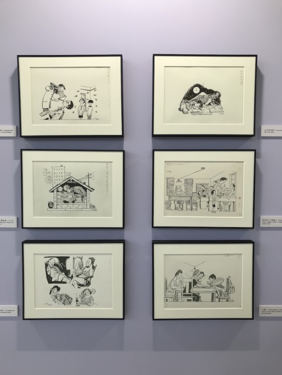 展廳現(xiàn)場，丁聰作品